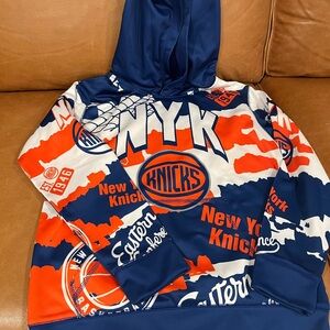 NBA NY Knicks Youth Blue Graphic Hoodie